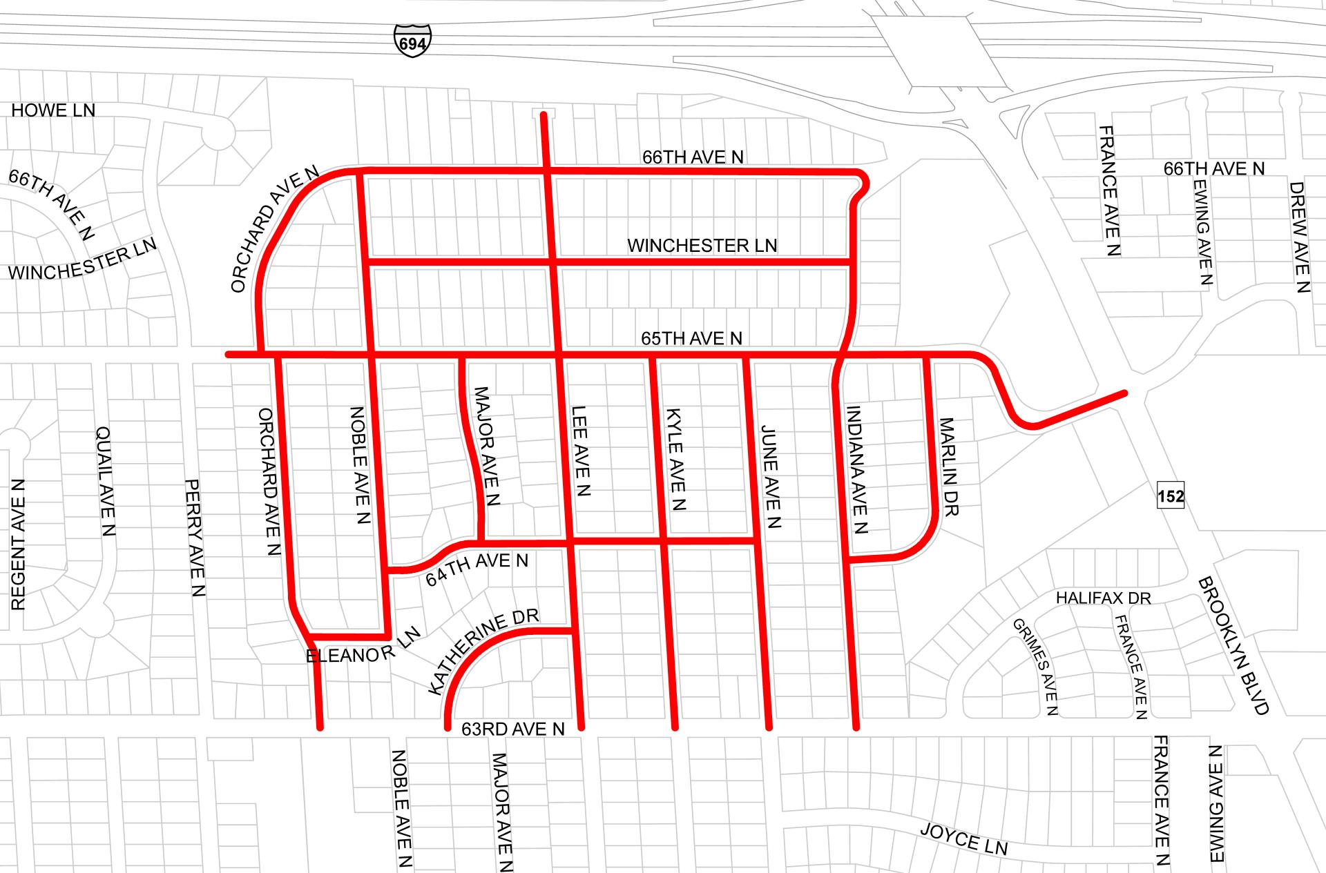 Project Area Map Orchard East