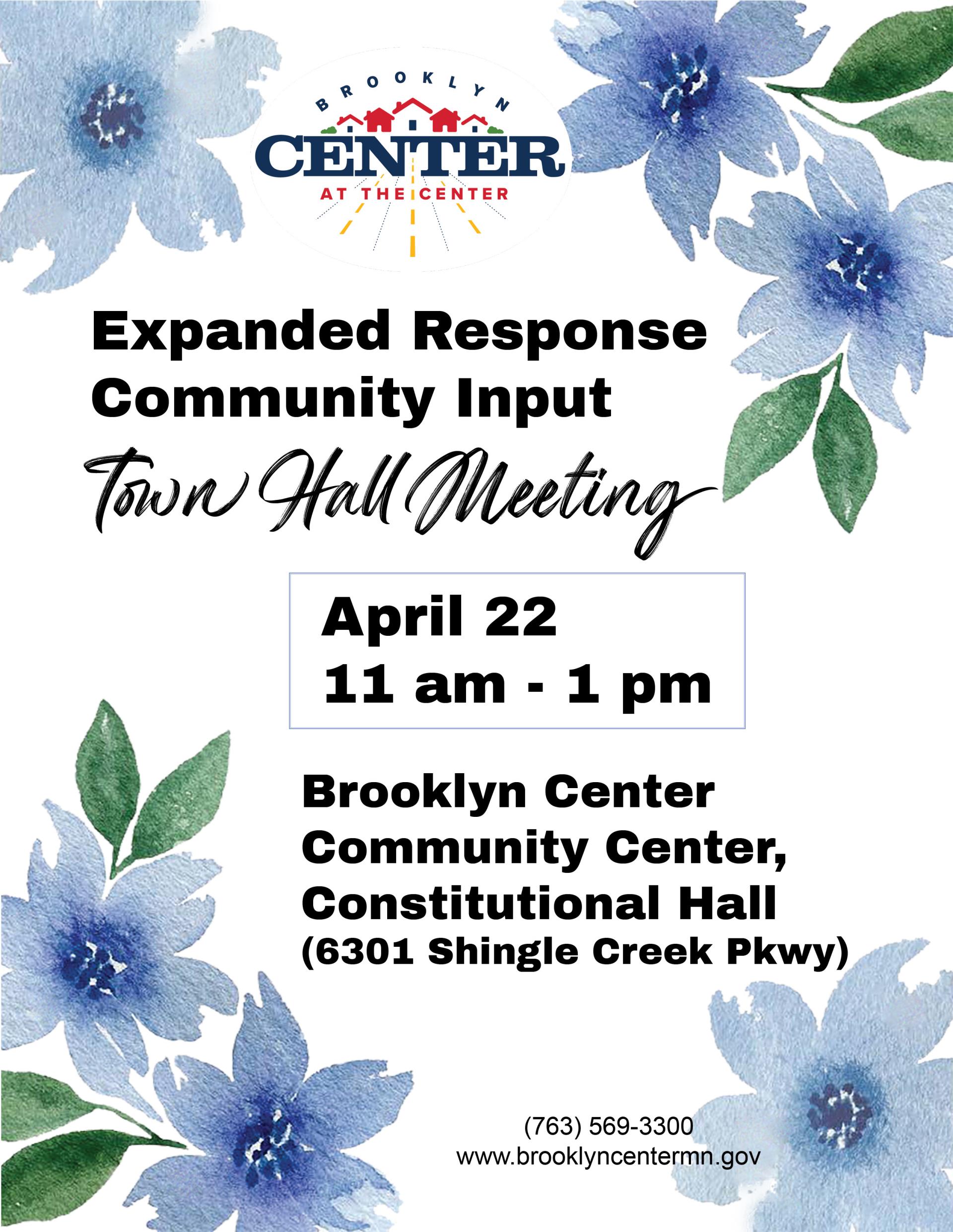 Community Input 4-22-2023